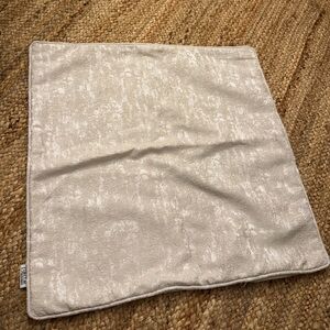 Elegant Cream Home Accent Pillow Covers (2) 20x20